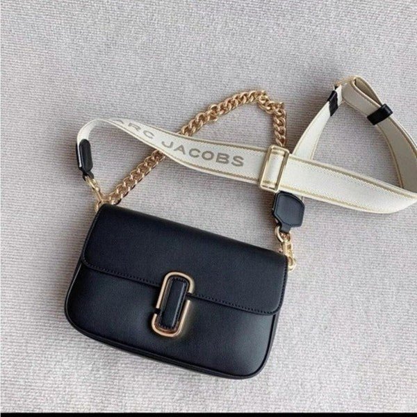 Branded MJ SNAP CROSS BODY BLACK BAG (MJ-1150)