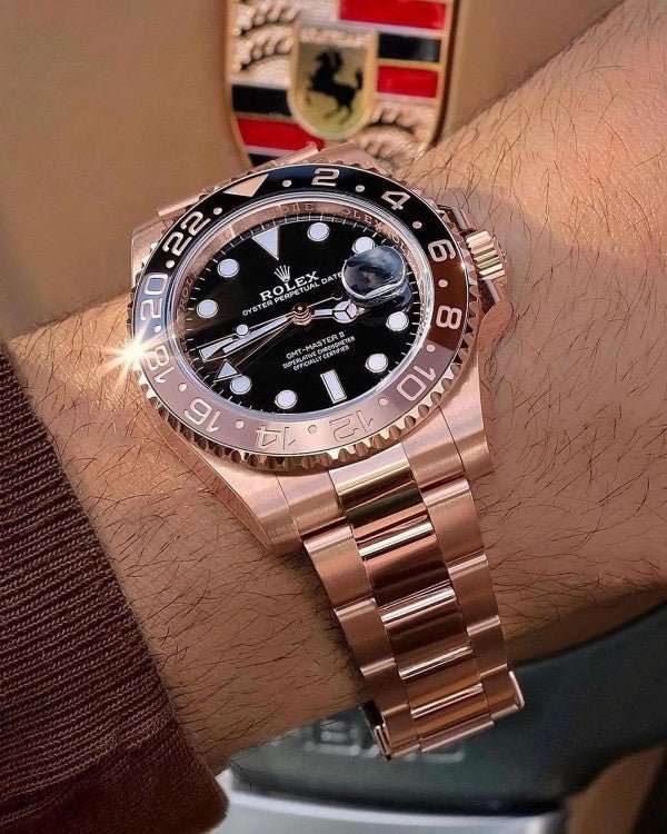 ROLEX GMT MASTER 2 ROSE GOLD NEW EDITION