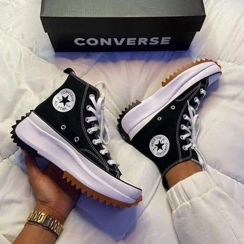 Branded Hike star Black and White Sneakers